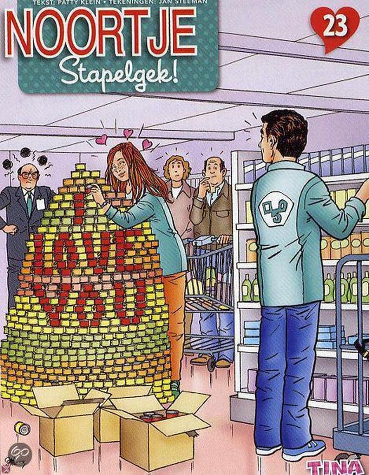 Stapelgek! / Noortje / 23 9789085746980 Jan Steeman, Boeken, Stripverhalen, Zo goed als nieuw, Verzenden