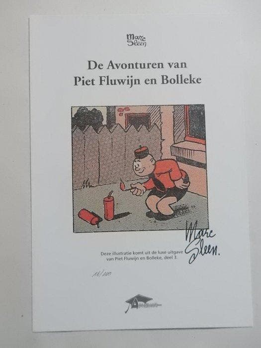 Piet Fluwijn en Bolleke 3 - Luxe HC met linnen rug - met, Boeken, Stripverhalen