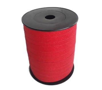 5m Glitter Rood sierlint - krullint - cadeau versiering, Ophalen of Verzenden