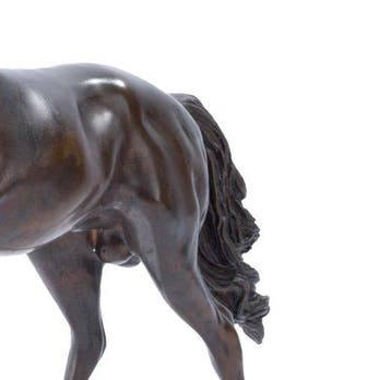Sculpture, Escultura de caballo en bronce - 45 cm - Bronze