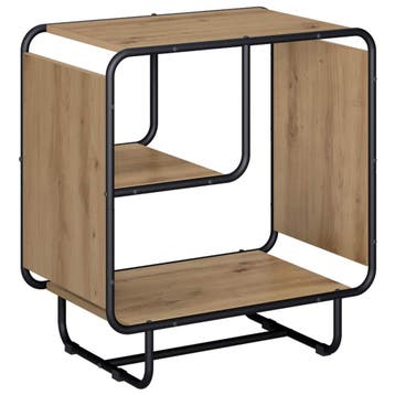 vidaXL Dressoir Artisanaal eiken 60 x 37.5 x 64.5 cm Bewerkt, Verzenden, Nieuw