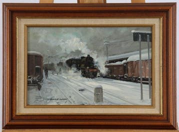 Arturo Bona (1920-2010) - Locomotiva in Hanovra