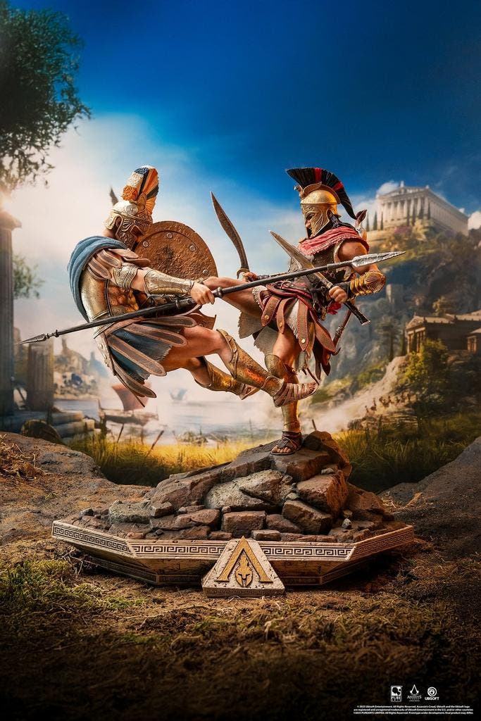Assassins Creed Odyssey Diorama Statue 1/6 Alexios Spartan, Collections, Cinéma & Télévision, Enlèvement ou Envoi