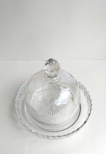 Stolp (2) - Glas - 1850-1900, 1900-1920 - Kaasstolp en