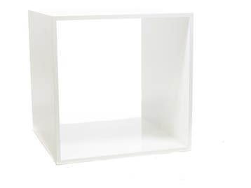 *TIP*  Wit glossy podium 85 x 85 x 85 cm B-BKP-002, Zakelijke goederen, Kantoor en Winkelinrichting | Winkel en Inventaris, Ophalen of Verzenden