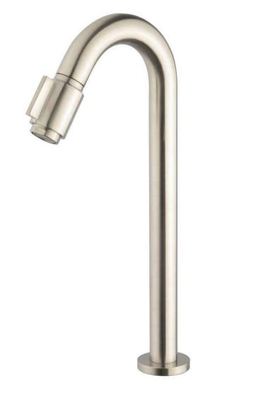 Victoria toiletkraan XL 1/2'' geborsteld staal, Doe-het-zelf en Bouw, Ophalen of Verzenden, Nieuw