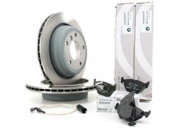 ORIGINELE BMW remset remschijf + remvoeringen + Wako BMW 5-s, Ophalen of Verzenden
