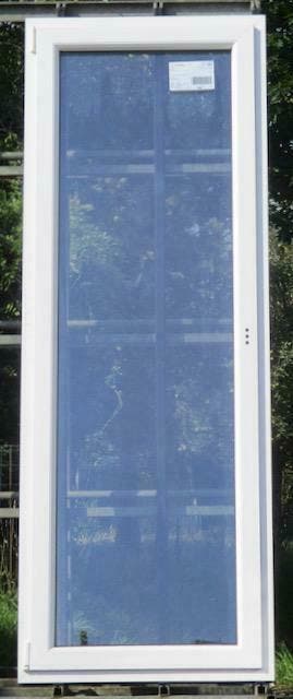 pvc terrasraam , raam , chassis 81 x 222 wit / zwartbruin, 75 tot 150 cm, Kunststof, Deurkozijn, Nieuw