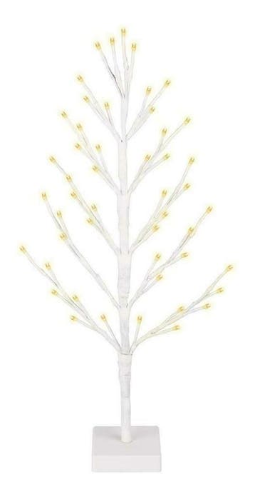 Kerstboom met LED - 60cm - 51 LED - Warm Wit - wit, Huis en Inrichting, Verzenden, Nieuw