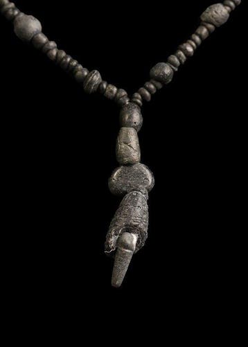 Oud-Romeins Black Glass Kralenketting (Zonder minimumprijs)