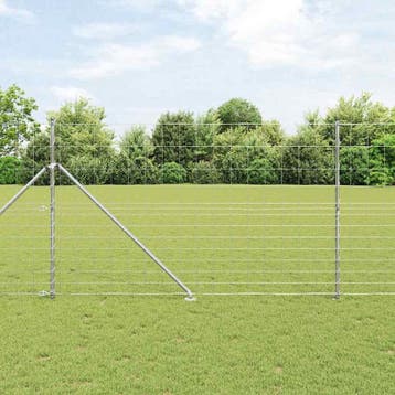 vidaXL Gelast Draadhek met Spikes 25 x 1,5 m Gegalvaniseerd, Verzenden, Nieuw