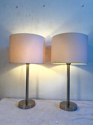 Lightmakers - Lampe de table (2) - Acier, Textile, Nieuw