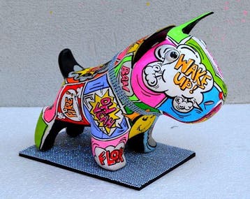Patrycja Mroczkowska - Pop Art Bull Terrier Swarovski