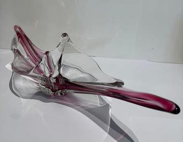 Val Saint Lambert - Plateau - L. 61 cm - Cristal