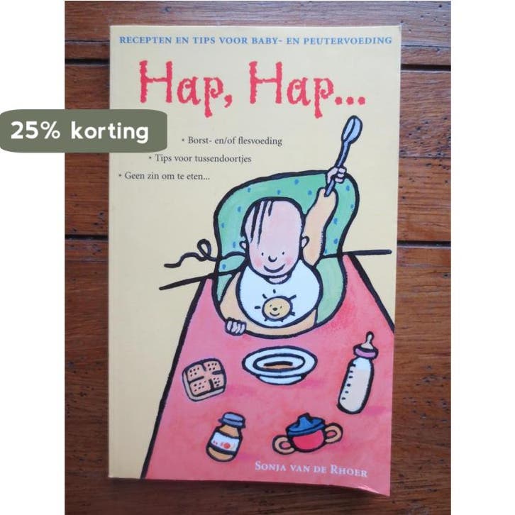 Hap, hap ... 9789026925719 Sonja Van de Rhoer, Boeken, Kookboeken, Gelezen, Verzenden