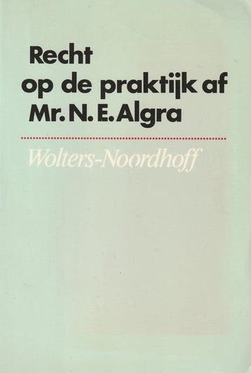 RECHT OP DE PRAKTIJK AF OPG DR 2 9789001032562 N.E. Algra, Verzenden, Gelezen, N.E. Algra