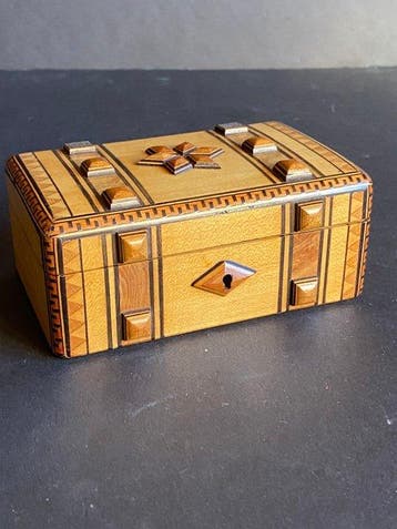 Doos - Hout, Zijde, Metal Latonado