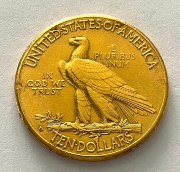 Verenigde Staten. 10 Dollars 1908 - Indian Head