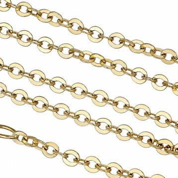 UnoAErre - Collier - 18 carats Or jaune - Fabriqué en Italie