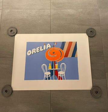 Bernard Villemot - ORELIA - Jaren 1980, Antiek en Kunst