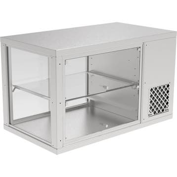 Koelvitrine | AKV-S | 123L | RVS | +6°C/+12°C | Geforceerd, Zakelijke goederen, Horeca | Keukenapparatuur, Verzenden, Nieuw in verpakking