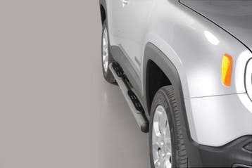 Side Bars | geschikt voor Jeep | Renegade 14- 5d suv. | RVS, Verzenden