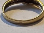 Bague - 18 carats Or jaune - 0.16ct. tw. Diamant (Naturelle)