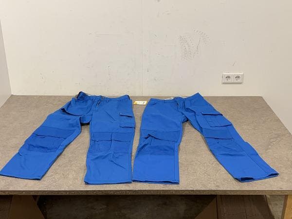 Veiling - Snickers werkbroek maat 48 set 2-delig blauw, Tuin en Terras, Werkkleding, Nieuw