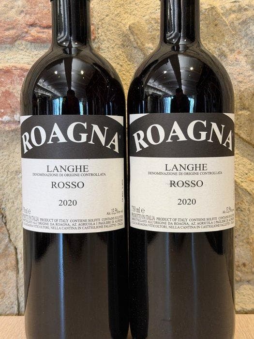 2020 Roagna, Langhe Rosso - Piëmont - 2 Flessen (0.75 liter), Verzamelen, Wijnen