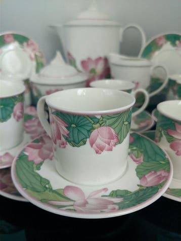 Villeroy & Boch - Service à café (27) - Jade - Porcelaine à