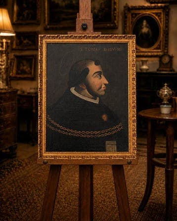 École espagnole (XVII-XVIII) - Saint Thomas d’Aquin, docteur