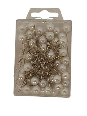 Parelspelden WM 28 Wit 10 mm doosje 50 stuks, Nieuw