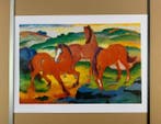 Franz Marc (1880-1916) - (after) - Red horses 1911 -, Antiek en Kunst