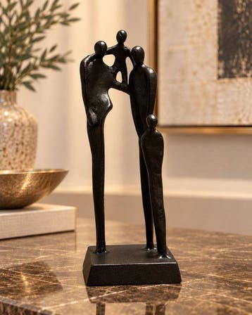 sculptuur, Verbonden Familie – Handgemaakt Abstract Design