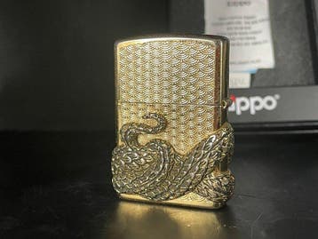 Zippo - EXCEPTIONNEL ZIPPO COBRA CRYSTAL - 3D RELIEF -, Nieuw