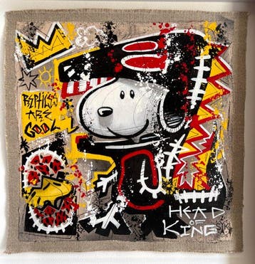 Elisée Skayzoo - Snoopy Basquiat
