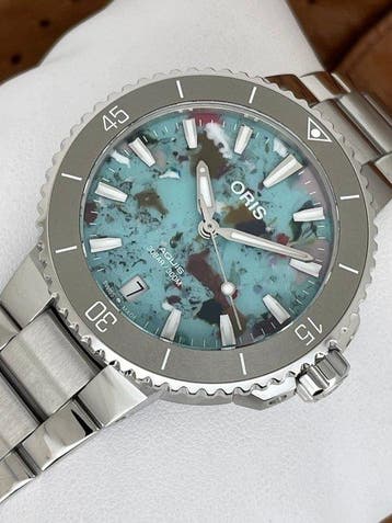 Oris - Aquis Date Upcycle Automatic - Zonder minimumprijs -