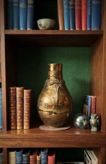 J. Proving (XX) - Vaas - Brons - sculpturale vaas, Nieuw