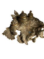 Encrier - Bronze (doré/argenté/patiné/peint à froid), Antiquités & Art