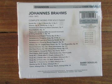 Brahms, Barry Douglas - Complete Piano Works - 6 CD box - CD