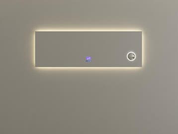 Veiling - Spiegel met LED & Bluetooth 150x50cm, Nieuw