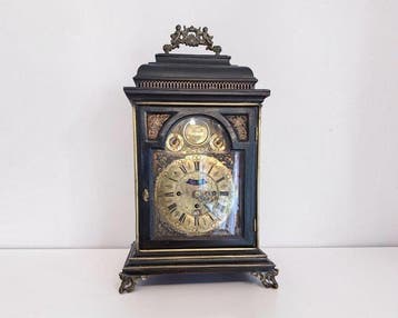 Klok - Koper, Hout, Glas - 1750-1800 - Leopold Schmidt Prag