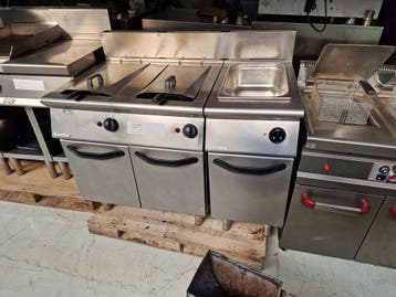 Mareno 2 pans gasfriteuse en Au bain marie 2x 15L, Ophalen of Verzenden, Nieuw in verpakking