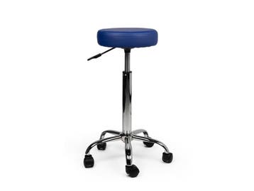Tabouret Blauw - Hoge uitvoering, Huis en Inrichting, In hoogte verstelbaar, Nieuw