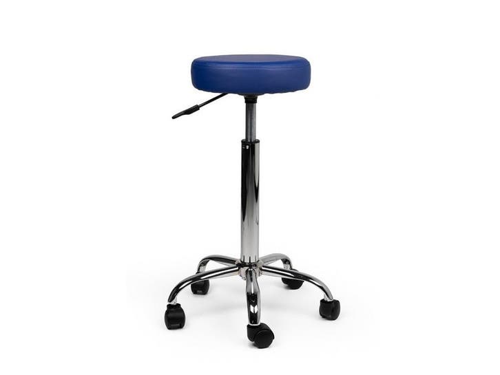 Tabouret Blauw - Hoge uitvoering, Maison & Meubles, Tabourets