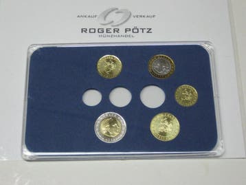 Monaco 3,80 Euro 2003 munten set 10 Cent 2 Euro, Postzegels en Munten, Munten | Europa | Euromunten, Verzenden, België