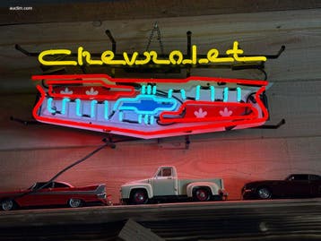 Neon Chevrolet Circa 60cm, Nieuw
