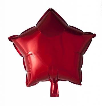 Helium Ballon Ster Rood 46cm leeg, Hobby & Loisirs créatifs, Verzenden