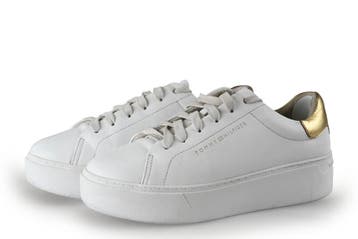 Tommy Hilfiger Sneakers in maat 36 Wit, Verzenden, Wit, Sneakers, Gedragen