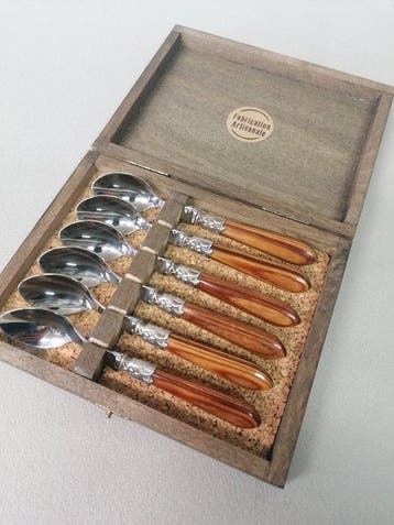 Coutellerie YTOURNEL - Cuillère à café (6) - Stamina wood